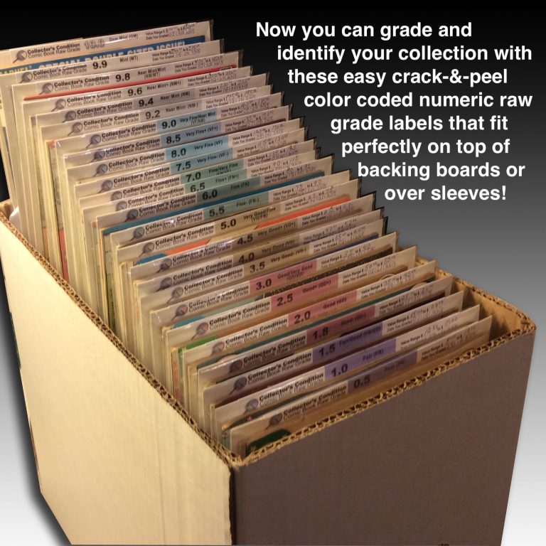 Comic Book Grading Labels